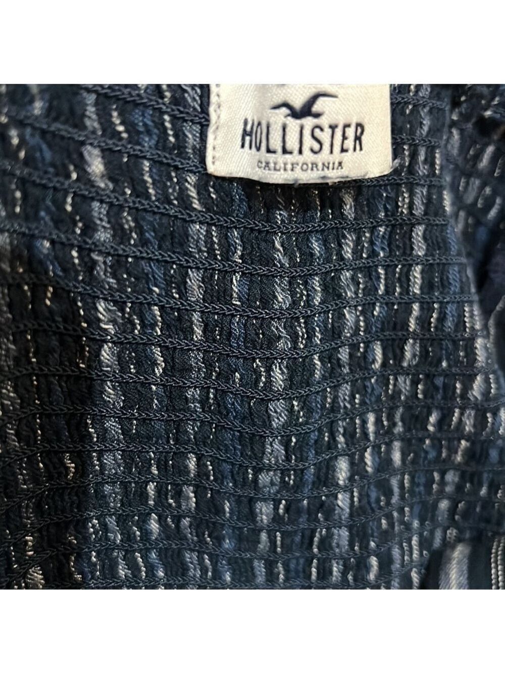 Hollister Striped Jumpsuit Blue Size Medium - Picture 10 of 12